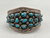 Spectacular VIntage Turquoise Cluster Bracelet