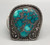 Enormous Turquoise and Sterling Silver Bracelet