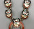 Vintage Zuni Inlay Squash Blossom Style Necklace