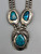 Wonderful Webbed Turquoise Necklace