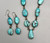 Marvelous Sterling Silver and Turquoise Necklace Set