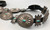 Splendid Vintage Sterling Silver and Turquoise Concho Belt