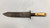 hand forged Bowie knife with a bone handle, 1800s