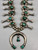 Stylish 1940s Era "Box Bow" Squash Blossom Necklace