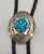 Tantalizing Tommy Singer Turquoise and Sterling Silver Bolo Tie