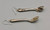 Unique Salt Spoon Earrings by Kenneth Begay