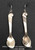 Unique Salt Spoon Earrings by Kenneth Begay