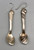 Unique Salt Spoon Earrings by Kenneth Begay