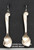 Unique Salt Spoon Earrings by George Kee from the White Hogan