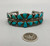 Brilliant 1930s-1940s Turquoise Ingot Bracelet