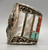 Outstanding Large Bighorn Sheep Inlay Bracelet by J. Quam
