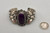 Stylish Sugalite and Sterling Silver Bracelet by Kirk Smith