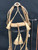 A Great Old Deer Lodge Hitched Horsehair Bridle with Buermann Spade Bit