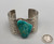 Outstanding Turquoise and Sterling Silver, 2" Wide Cuff Bracelet