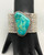 Outstanding Turquoise and Sterling Silver, 2" Wide Cuff Bracelet