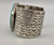 Outstanding Turquoise and Sterling Silver, 2" Wide Cuff Bracelet