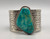 Outstanding Turquoise and Sterling Silver, 2" Wide Cuff Bracelet
