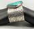 Outstanding Turquoise and Sterling Silver, 2" Wide Cuff Bracelet