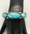 Heavy Handmade Twisted Bracelet with Nice Turquoise Stones