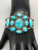 Beautiful Old 1930s Era Turquoise Cluster Bracelet