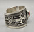 Dazzling Detailed Coral and Sterling Silver Overlay Bracelet