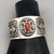 Dazzling Detailed Coral and Sterling Silver Overlay Bracelet