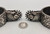spurs, sterling silver, hand forged, 1800s, fancy spurs