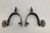 spurs, sterling silver, hand forged, 1800s, fancy spurs