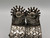 spurs, sterling silver, hand forged, 1800s, fancy spurs