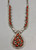 Radiant Vintage Coral Cluster Necklace