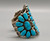vintage turquoise cluster bracelet
