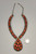 Vintage Teardrop Coral Cluster Necklace