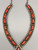 Vintage Teardrop Coral Cluster Necklace