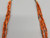 Sophisticated Pueblo Style Multi-Strand Coral Necklaces