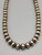 Sophisticated Smooth Sterling Silver Bead Necklace