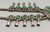 Elegant Green Turquoise Squash Blossom Necklace