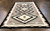 Vintage, Navajo textile, handspun wool, serrated diamond