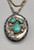 Double sided pendant, Dee Morris, Persian Turquoise, lapis