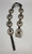 Kirk Smith, sterling silver concho belt, hand stamped designs