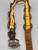 Vintage, turquoise and sandcast concho, natural turquoise, hand stamped designs, brown leather belt