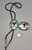 eagle themed bolo and belt buckle set, highly detailed features such as carved feathers, claws, leaves and wooden branch, hand stamped designs