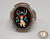 Gaun Dancer inlay bracelet, immaculate inlay of turquoise, coral, onyx, and shell, accents of twisted wire, dots, other fantastic silverwork