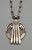 Hopi Necklace by multiple award winning artist Victor Coochwytewa, traditional Hopi overlay,  sterling silver, handmade chain