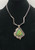 sterling silver and turquoise necklace, phenomenal pendant with great stylized line designs, Royston Turquoise Mine, applique