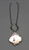 sterling silver and turquoise necklace, phenomenal pendant with great stylized line designs, Royston Turquoise Mine, applique
