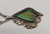 sterling silver and turquoise necklace, phenomenal pendant with great stylized line designs, Royston Turquoise Mine, applique