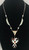thunderbird theme inlay necklace, turquoise, mother of pearl, coral, and onyx, silver accents with lovely turquoise and mother of pearl