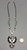 thunderbird theme inlay necklace, turquoise, mother of pearl, coral, and onyx, silver accents with lovely turquoise and mother of pearl