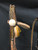 Arizona Prison hitched horsehair bridle and prison made bit, German Silver rosettes,