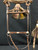 Arizona Prison hitched horsehair bridle and prison made bit, German Silver rosettes,